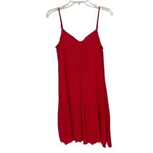 Maurices Women’s Summer Beach Sundress Sz Small Reddish Orange Spaghetti Straps